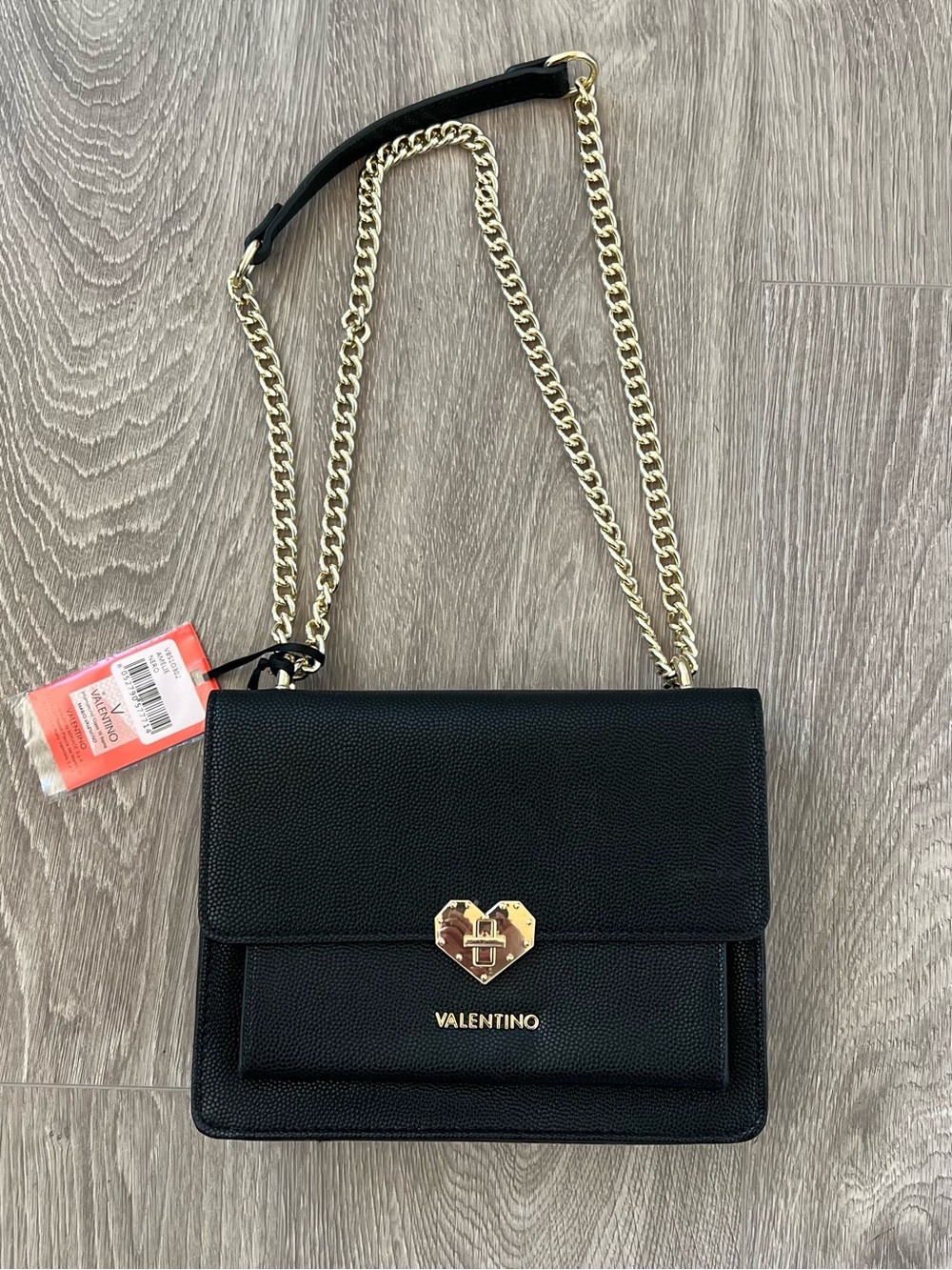 Valentino Amelie Crossbody Bag Black
